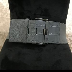 GRAY ELASTIC BELT